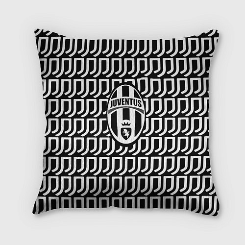 Подушка квадратная Juventus fc pattern / 3D-принт – фото 1