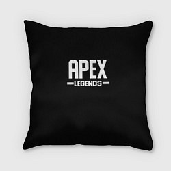 Подушка квадратная Apex legends logo white