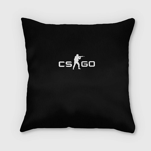 Подушка квадратная CSGO logo / 3D-принт – фото 1