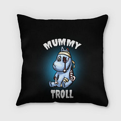 Подушка квадратная Mummy troll, цвет: 3D-принт