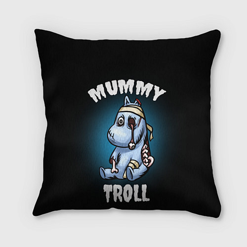 Подушка квадратная Mummy troll / 3D-принт – фото 1