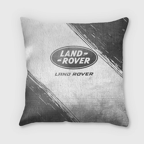 Подушка квадратная Land Rover - white gradient / 3D-принт – фото 1