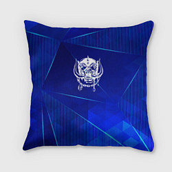 Подушка квадратная Motorhead blue poly