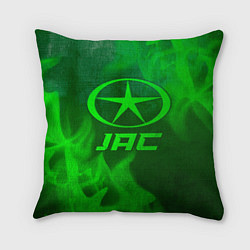 Подушка квадратная JAC - green gradient