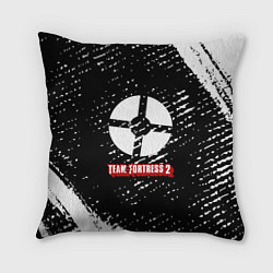 Подушка квадратная Team Fortress 2 краски штрихи