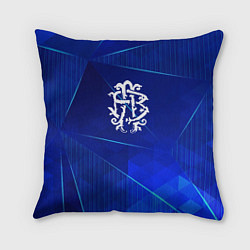 Подушка квадратная Nickelback blue poly