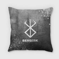 Подушка квадратная Berserk - grey gradient