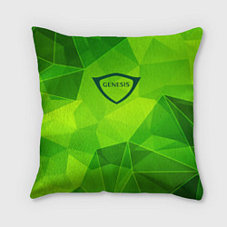 Подушка квадратная Genesis green poly