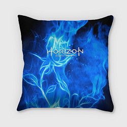 Подушка квадратная Horizon zero dawn flower