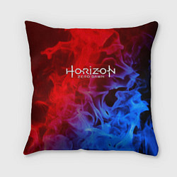 Подушка квадратная Horizon zero dawn fire gradient