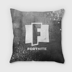 Подушка квадратная Fortnite - grey gradient