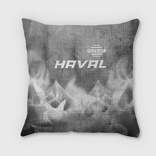 Подушка квадратная Haval - grey gradient посередине / 3D-принт – фото 1