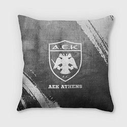 Подушка квадратная AEK Athens - grey gradient