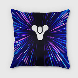 Подушка квадратная Destiny neon energy, цвет: 3D-принт