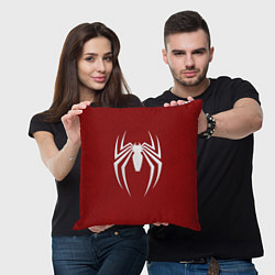 Подушка квадратная SpiderMan - logo, цвет: 3D-принт — фото 2
