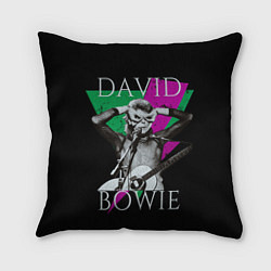 Подушка квадратная David Bowie - hand goggles
