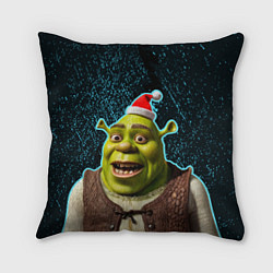 Подушка квадратная New years Shrek