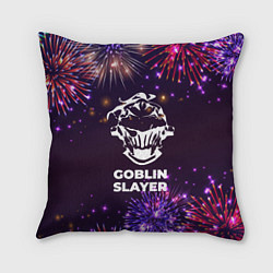 Подушка квадратная Праздничный Goblin Slayer, цвет: 3D-принт
