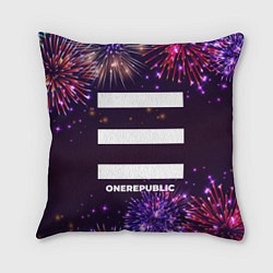 Подушка квадратная Праздничный OneRepublic