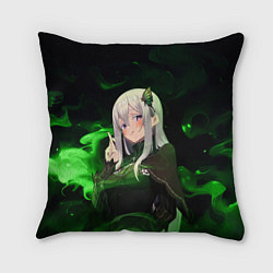 Подушка квадратная Ехидна Re:Zero, цвет: 3D-принт