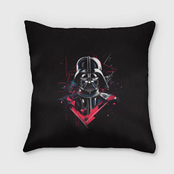 Подушка квадратная Darth Vader on black, цвет: 3D-принт