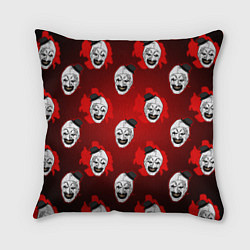 Подушка квадратная Funny clown Art in blood