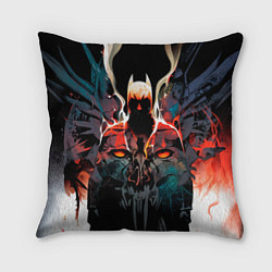 Подушка квадратная Batman from hell, цвет: 3D-принт