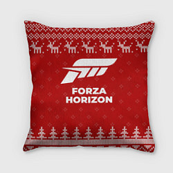 Подушка квадратная Новогодний Forza Horizon с оленями