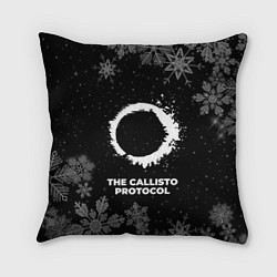 Подушка квадратная Снежный The Callisto Protocol