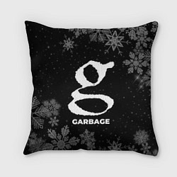 Подушка квадратная Снежный Garbage