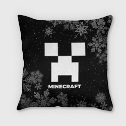 Подушка квадратная Снежный Minecraft