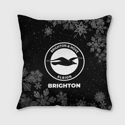 Подушка квадратная Снежный Brighton