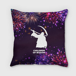 Подушка квадратная Праздничный Children of Bodom