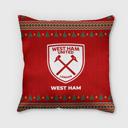 Подушка квадратная West Ham new year