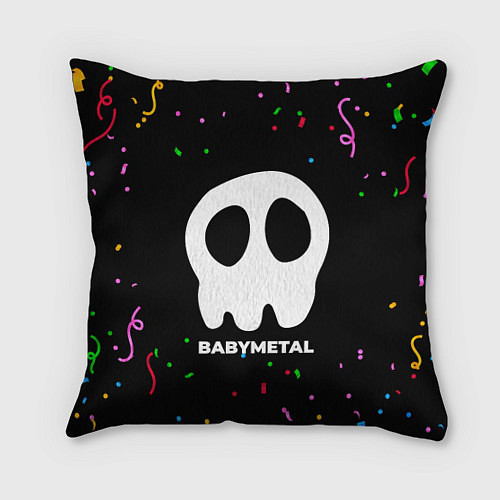 Подушка квадратная Babymetal конфети / 3D-принт – фото 1