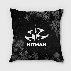 Подушка квадратная Снежный Hitman