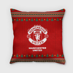 Подушка квадратная Manchester United new year