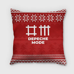 Подушка квадратная Новогодний Depeche Mode