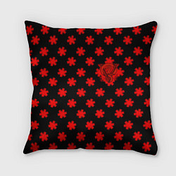 Подушка квадратная Bullet for my valentine pattern