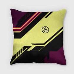 Подушка квадратная Linkin park geometry steel