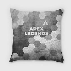 Подушка квадратная Apex Legends - grey gradient посередине, цвет: 3D-принт