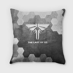 Подушка квадратная The Last Of Us - grey gradient