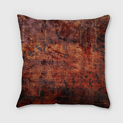 Подушка квадратная Абстракция - rusty mood