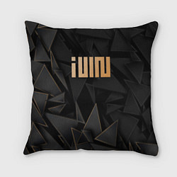 Подушка квадратная Gidle golden poly