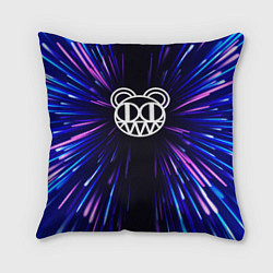Подушка квадратная Radiohead neon energy