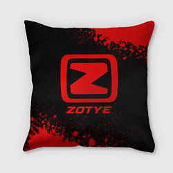 Подушка квадратная Zotye - red gradient