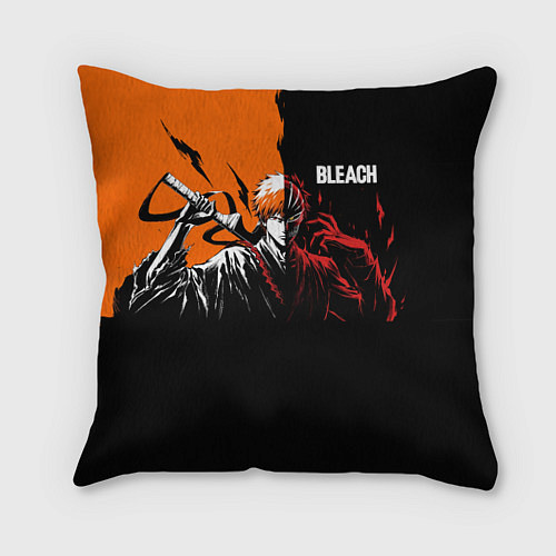 Подушка квадратная Bleach Ичиго Куросаки / 3D-принт – фото 1