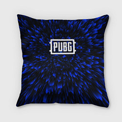 Подушка квадратная PUBG blue energy