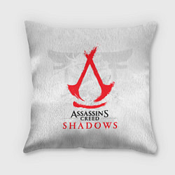 Подушка квадратная Assassins Creed Shadows - samurai, цвет: 3D-принт