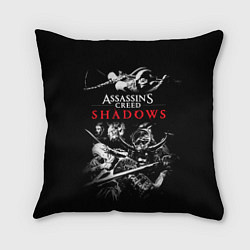 Подушка квадратная Assassins Creed Shadows - samurai
